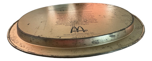 Mcdonalds Charola Juegos Olímpicos 1984 Los Angeles (Usado)
