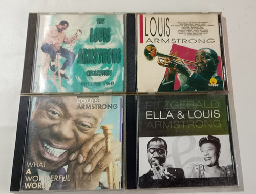 Louis Armstrong  Lote X 4 Cds 