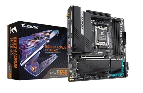 Mb Aorus B650m Elite Ax Wifi6 Bt Am5 Ryzen 7000 Ddr5 Pcie5.0