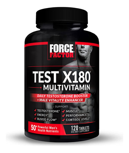 Test X180 Multivitamínico Aumentar Masa Fuerza Testosterona
