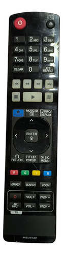 Control Para Reproductor Blu-ray Lg Bd550 Bd590 Bd570 Bx580 Negro
