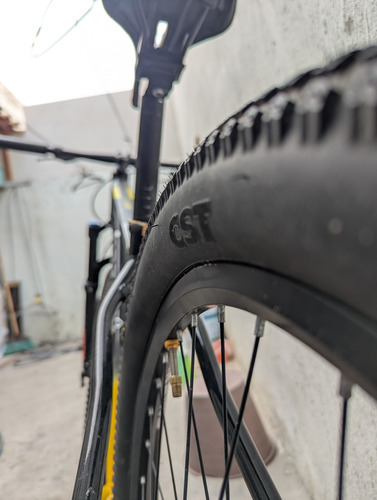 Rines 27.5 Aluminio Mtb Con Válvula Y Cinta Tubeless Negro