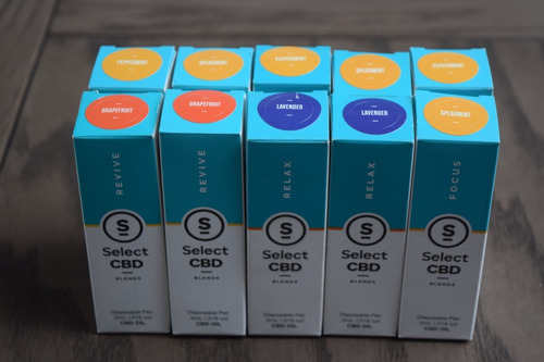 Select Cbd Oil Vape Pen 0.5ml (vape De Cbd) Sabor Menta