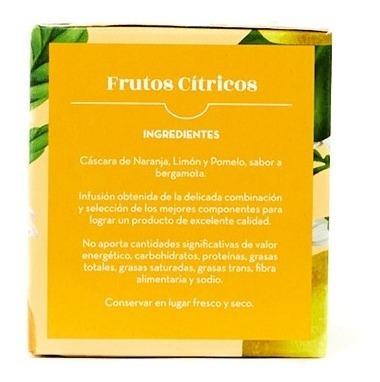 Imagen 2 de 2 de Té De Frutos Cítricos Hierbas Del Oasis