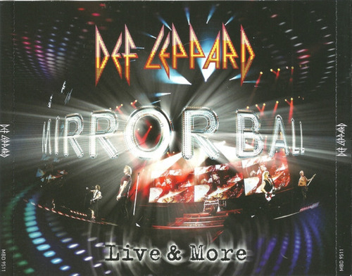 Def Leppard Cd Y Dvd Mirror Ball Nuevo Sellado Importado