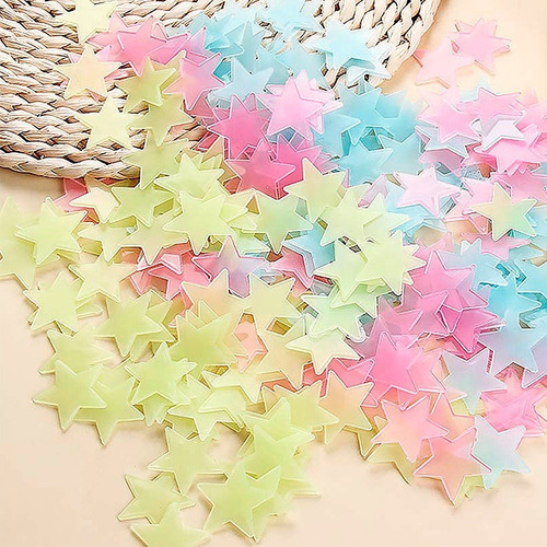 Imagen 5 de 10 de Estrellas Fluorescentes X100 Brillo En La Oscuridad.