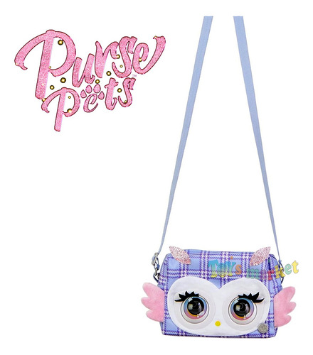 Imagen 5 de 10 de Cartera Infantil Interactiva Con Ojos Mascota Purse Pets