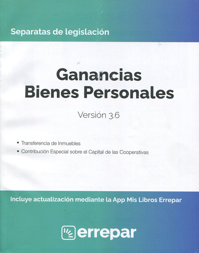 Separata De Ganancias Y Bienes Personales - Errepar