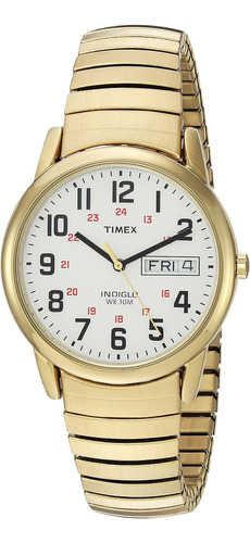 Reloj Timex  T2n092  T2n092 Easy Reader 35 Mm Gold-tone Extr