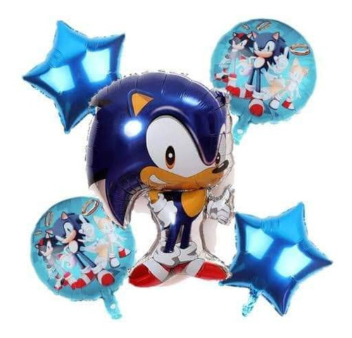 Sonic Globos Metálicos Kit