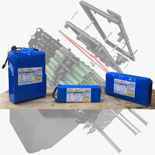 Imagen 3 de 4 de Batería Para Moto Eléctrica, City Coco, 36v ,48v ,60v, 72v