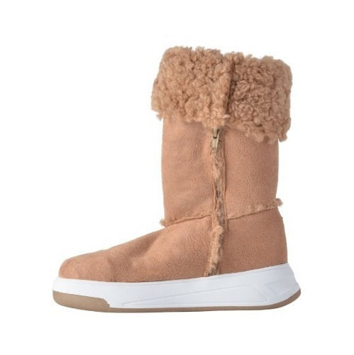Botas De Corderito Abrigadas De Mujer Gamuza Kaila - Ferraro