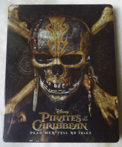 Imagem 1 de 1 de Blu-ray Steelbook Piratas Do Caribe O Baú Da Morte *