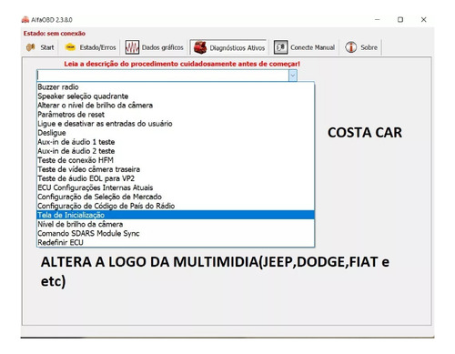 Scanner Fiat Toro Jeep Renegade - Alinhamento Proxy Ate 2025