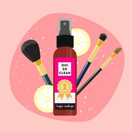 Imagen 10 de 10 de Pack Limpiador Instantáneo De Brochas - Oh! So Clean