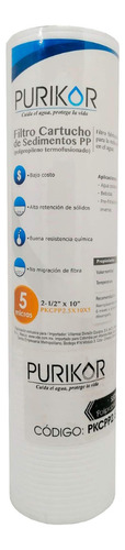 Filtro Cartucho De Sedimentos Pp