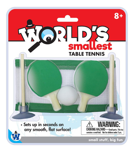 Westminster Set De Tenis De Mesa Más Pequeño Del Mundo