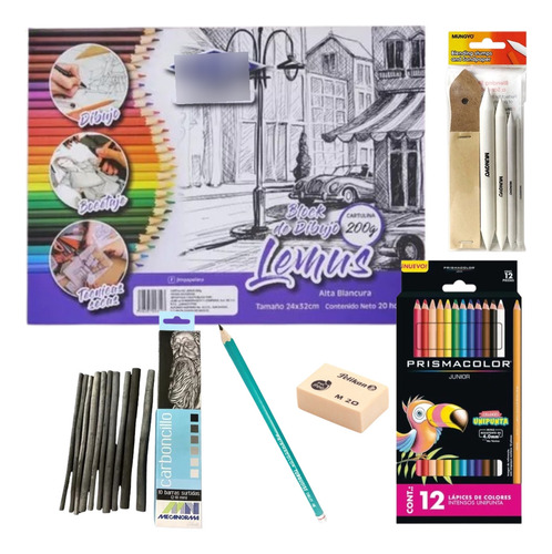 Set De Dibujo Prismacolor Completo Para Empezar A Dibujar