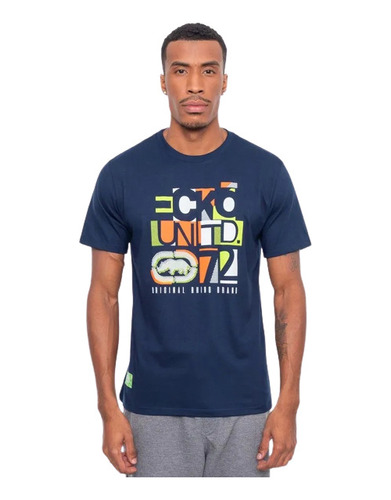 Camiseta Ecko Unltd. Masculina Marinho J222a - Tam P M G Gg