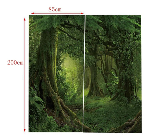 Cortinas De Oscurecimiento Con Aislamiento Térmico Bosque