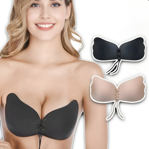 Bra Brasier Strapless Push Ups Invisible Sin Tirante, 2 Uds