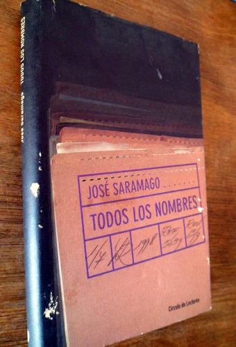 Todos Los Nombres Jose Saramago Tapas Duras 