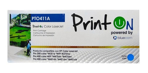 Cartucho Tinta Printon Hp Pro 300 400 500 Cc530a/cf410a