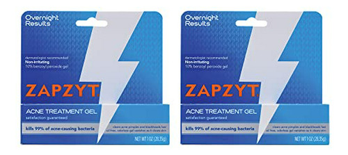 Gel - Zapzyt Zapzyt Acne Treatment Gel, 1 Oz (pack Of 2)
