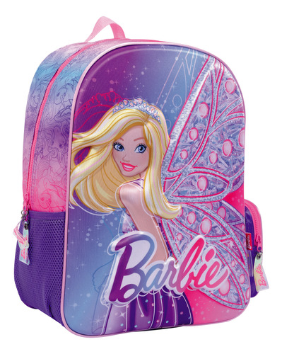 Mochila Barbie  Espalda 16p Original Wabro 34602