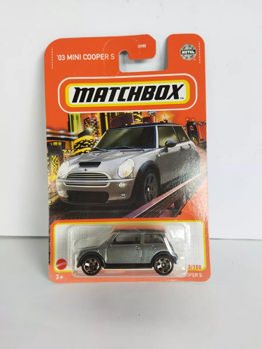 Matchbox  2003 Mini Cooper S 73/100  Grey New