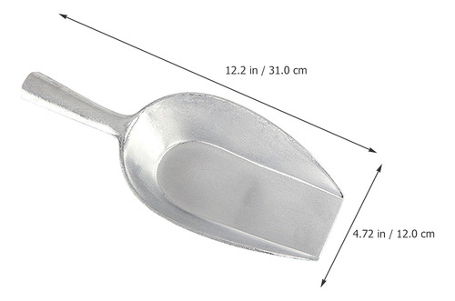 Pala Para Cubitos De Hielo Flour Shovel, De Aleación De Alum