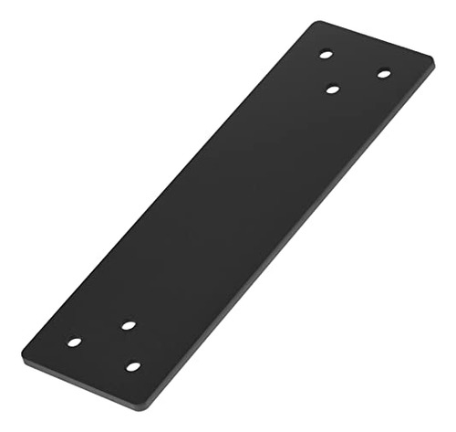 Placa De Soporte Recta 4 Pcs Para Poste 4x4, Acero Al Carbon