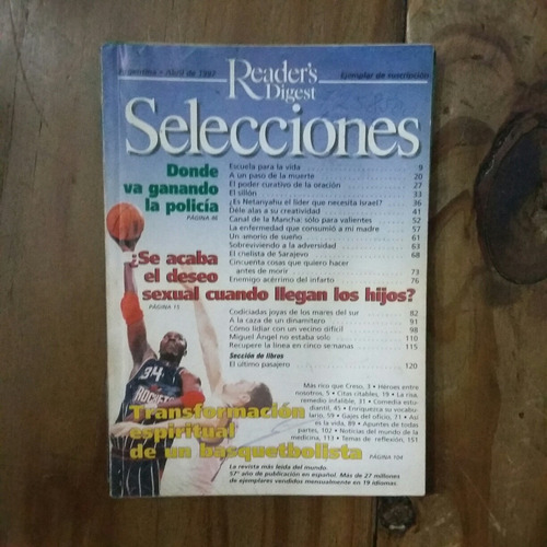 Revista Selecciones Abril 1997 Transformación Espiritual (19