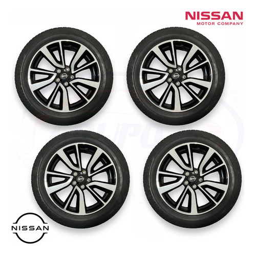 Juego 4 Rines 19 C/ Llantas Nissan X-trail 2018 Al 2022 Orig (Usado)