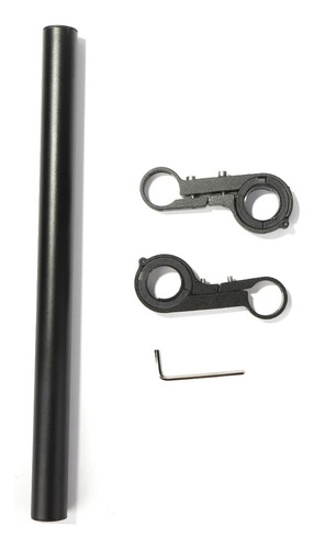Soporte Extensor De Manubrio Para Bicicleta O Moto (20 Cm) Negro