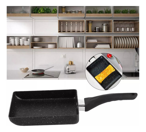 Panela De Molho Antiaderente Retangular LG Tamagoyaki Com Al