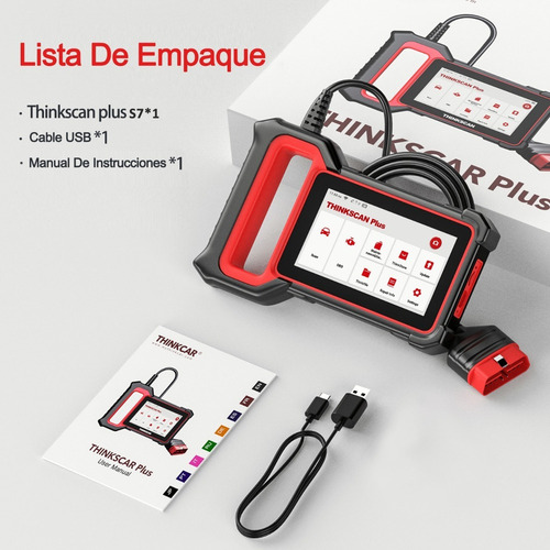 / Escáner Automotriz Thinkcar Thinkscan Plus S7 Obd2 Abs Srs