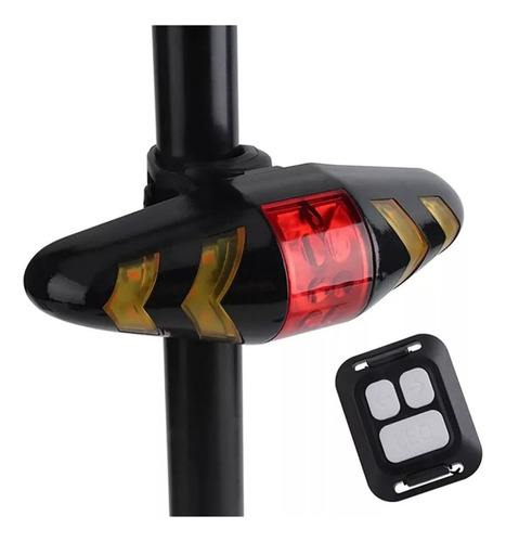 Luz De Giro Para Bicicleta Posicion Stop A Led Con Ruido 