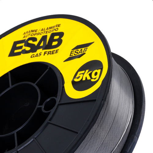 Alambre Soldar Mig Sin Gas 0,8mm Rollo 5kg Esab Gas Free Con