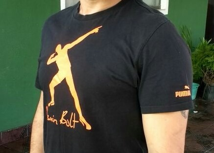 remera puma usain bolt