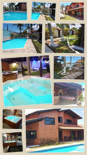 Casa Praia Temporada Piscina Aquecida C/ Jacuzzi ,jogos