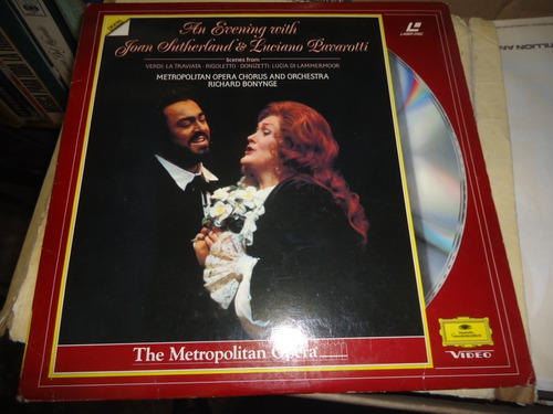 Joan Sutherland & Luciano Pavarotti An Evening Laser Disc