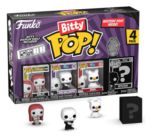 Funko Bitty Pop The Nightmare Before Christmas 4-pack Sally