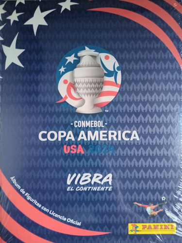 Copa America 2024. Album Nuevo + 5 Sobres Cerrados. Mira!!!