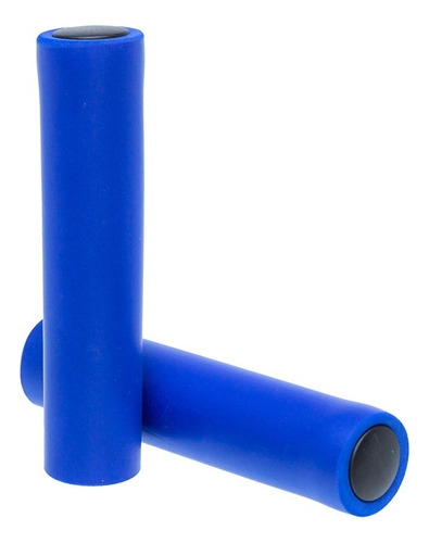 Manopla Punho Super Leve Bike Mtb Elite Silicone Confortável Cor Azul