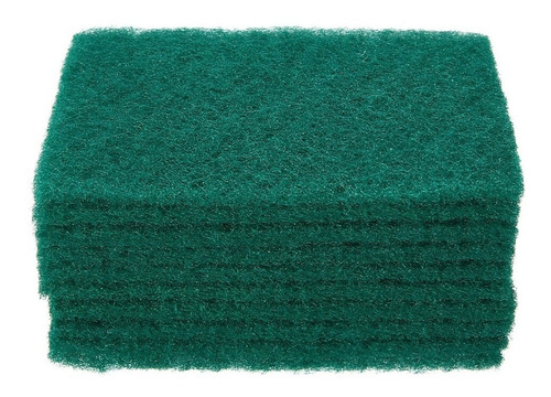 Imagen 6 de 7 de Fibras Multiusos Verde Para Limpieza Del Hogar 10 Piezas