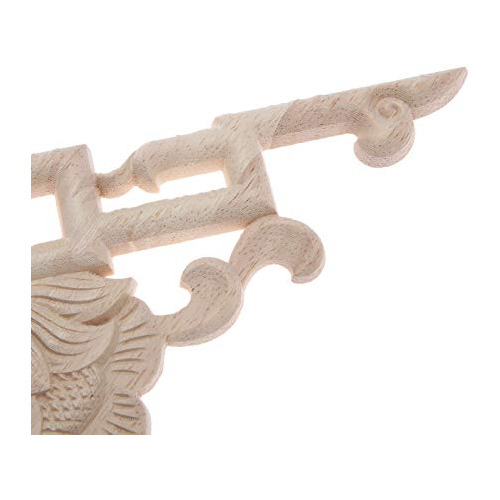 2 Piezas De Apliques Tallados Madera Muebles, 20x20 Cm ...