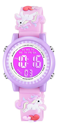 Venhoo Reloj Pulsera Digital Para Ninos, Con Dibujos En 3d, 