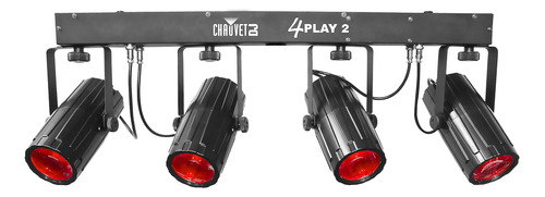 4 Play2 , Luz De Efecto Led Rgbw, Negro (4play 2)