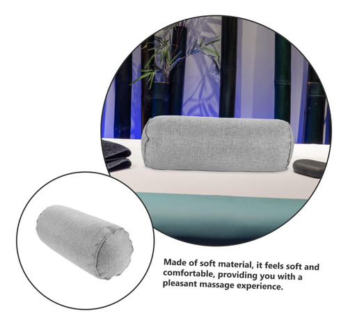 Almohada Redonda De Apoyo Para El Cuello Y Almohada De